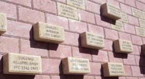 Veterans War Memorial bricks