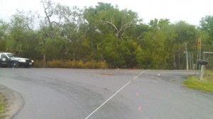 scene of the accident