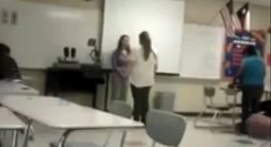teacher in video