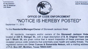 Stonewall Jackson (notice)