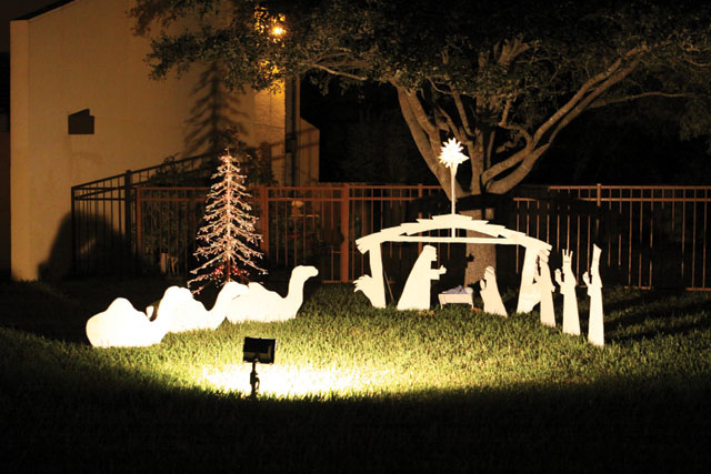 Shown above is a previous year winning home of San Benito's Pride Lights contest.