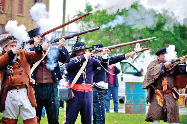 A scene from last year’s Texas Independence Day Celebration in San Benito shows the Battle of San Jacinto reenacted. (Photo by Rodrigo Davila)