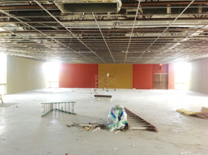 San Benito News photo by Francisco E. Jimenez Construction is currently under way on the second floor of the City of Rio Hondo municipal building, located at 121 N. Arroyo Blvd., where the old civic center is undergoing remodeling.