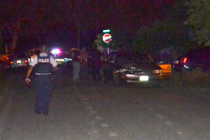 San Benito News photo by Francisco E. Jimenez Shown is the scene of an officer-involved shooting in the vicinity of North McCullough and Frances Streets in San Benito in September.