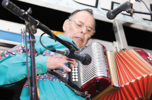 San Benito News photo by Ray Quiroga Santiago Jiménez of Santiago Jiménez y Su Conjunto is seen performing at the Naricso Martinez Cultural Arts Center 22nd Annual Conjunto Fest in San Benito on Saturday. For more, see page 14.