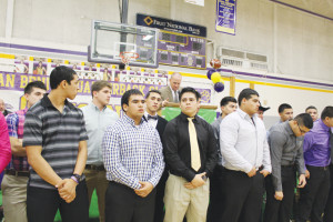 Photo by Balde Olivarez/SBCISD KSBG Channel 17 The San Benito High School Football Banquet was held Sunday evening inside the campus gymnasium.