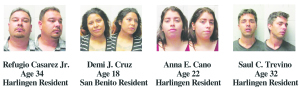 4 ARRESTED